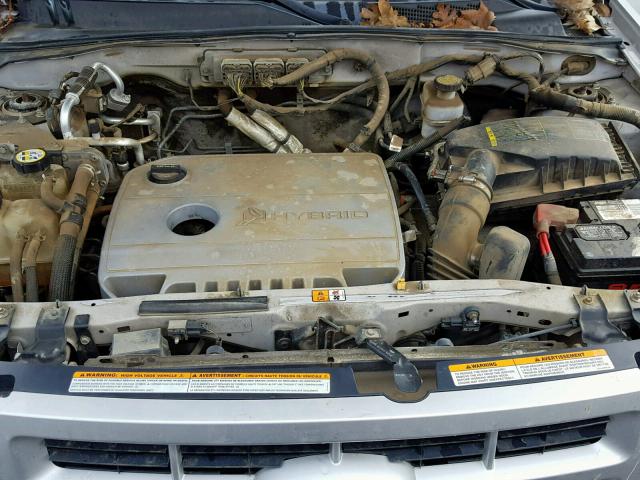 1FMCU59379KA59068 - 2009 FORD ESCAPE HYB SILVER photo 7