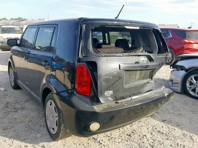 JTLKE50E781001823 - 2008 TOYOTA SCION XB BLACK photo 3