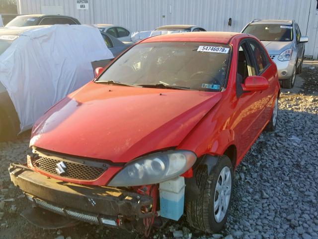 KL5JD66Z15K141761 - 2005 SUZUKI RENO S RED photo 2