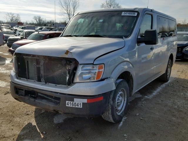 5BZBF0AA7GN851658 - 2016 NISSAN NV 3500 SILVER photo 2