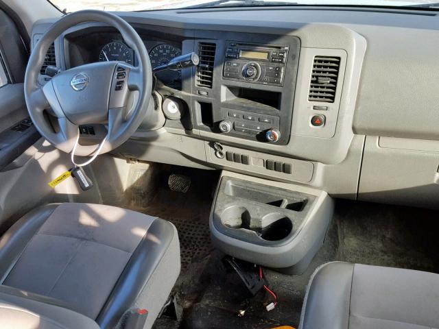 5BZBF0AA7GN851658 - 2016 NISSAN NV 3500 SILVER photo 9