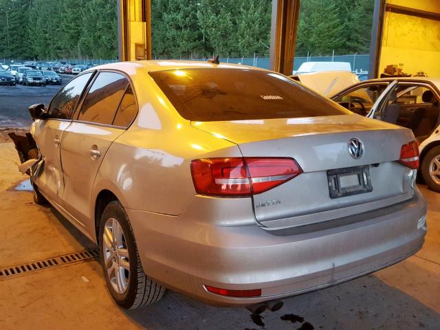 3VW3A7AJ6FM228257 - 2015 VOLKSWAGEN JETTA TDI SILVER photo 3