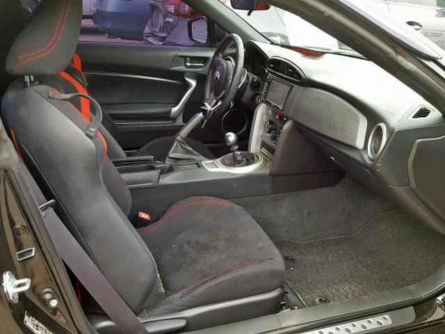 JF1ZNAA1XG9703851 - 2016 TOYOTA SCION FR-S BLACK photo 5