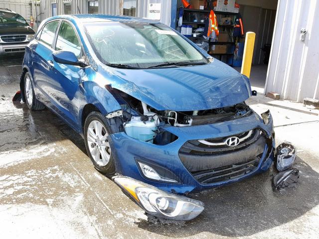 KMHD35LH6FU244501 - 2015 HYUNDAI ELANTRA GT BLUE photo 1