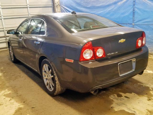 1G1ZG5E73CF275359 - 2012 CHEVROLET MALIBU LTZ ნაცრისფერი ფოტო 3