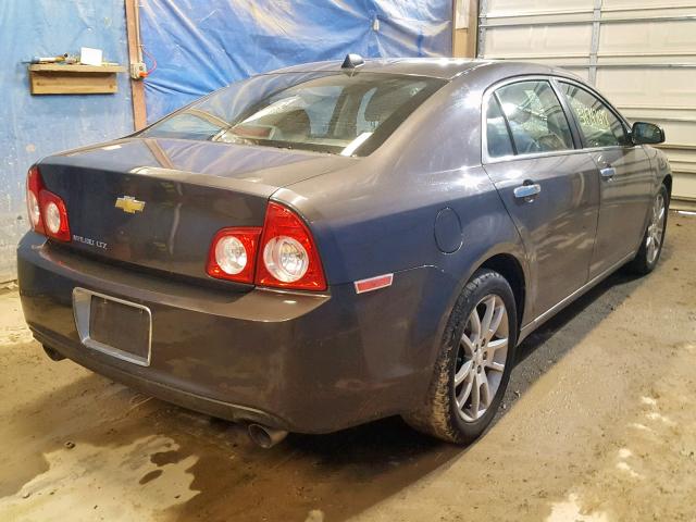 1G1ZG5E73CF275359 - 2012 CHEVROLET MALIBU LTZ ნაცრისფერი ფოტო 4