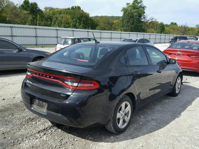 1C3CDFBB1FD242790 - 2015 DODGE DART SXT BLACK photo 4