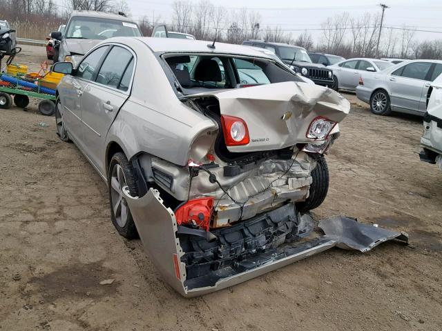 1G1ZC5E12BF316585 - 2011 CHEVROLET MALIBU 1LT 棕色 照片 3