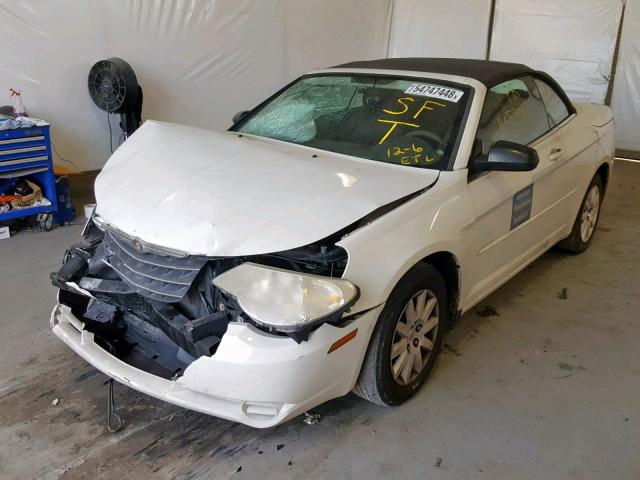 1C3LC45K68N167343 - 2008 CHRYSLER SEBRING WHITE photo 2