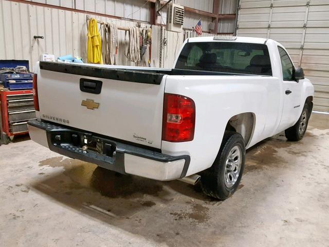 1GCEC14C38E156636 - 2008 CHEVROLET SILVERADO WHITE photo 4