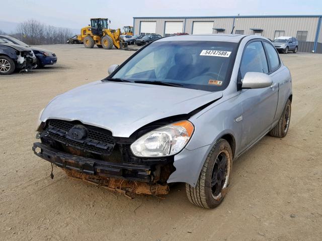 KMHCN36C18U059012 - 2008 HYUNDAI ACCENT SE SILVER photo 2