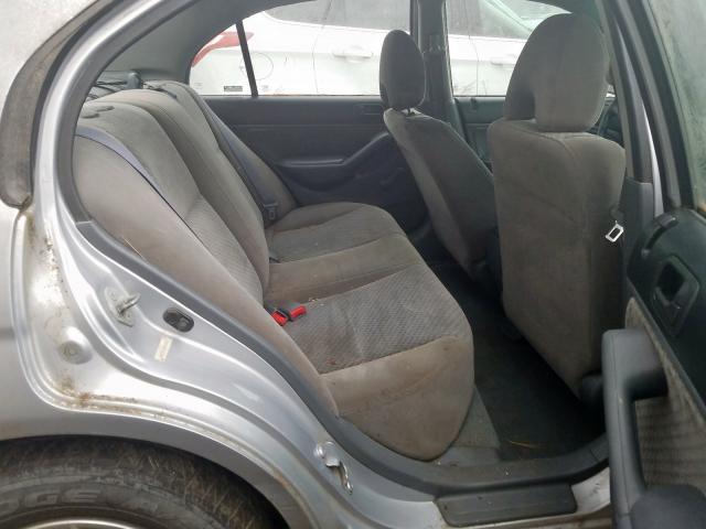 2HGES16304H606828 - 2004 HONDA CIVIC DX V SILVER photo 6