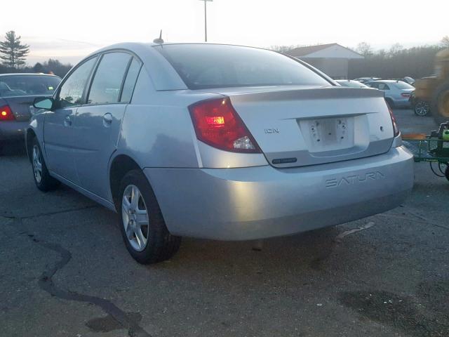 1G8AJ55F27Z204391 - 2007 SATURN ION LEVEL SILVER photo 3