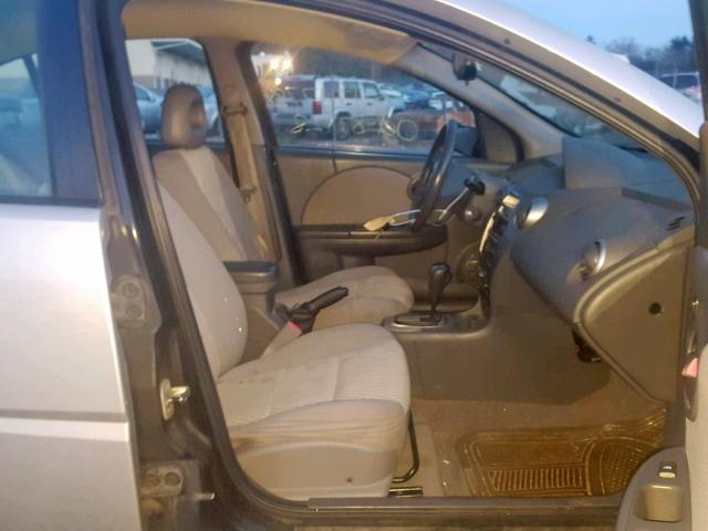 1G8AJ55F27Z204391 - 2007 SATURN ION LEVEL SILVER photo 5