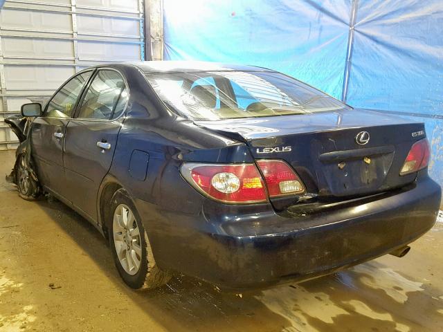 JTHBF30G736018016 - 2003 LEXUS ES 300 BLUE photo 3