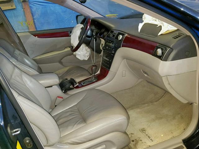 JTHBF30G736018016 - 2003 LEXUS ES 300 BLUE photo 5