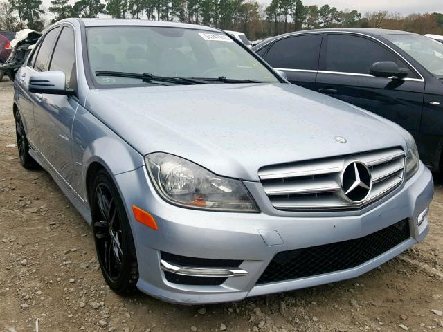 WDDGF4HB7DR266973 - 2013 MERCEDES-BENZ C 250 BLUE photo 1