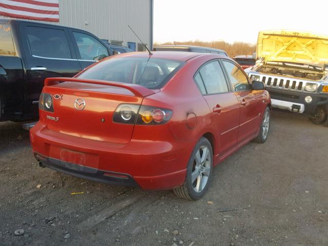 JM1BK123951339759 - 2005 MAZDA 3 S RED photo 4