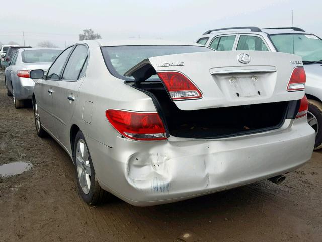 JTHBA30G755063562 - 2005 LEXUS ES 330 SILVER photo 3