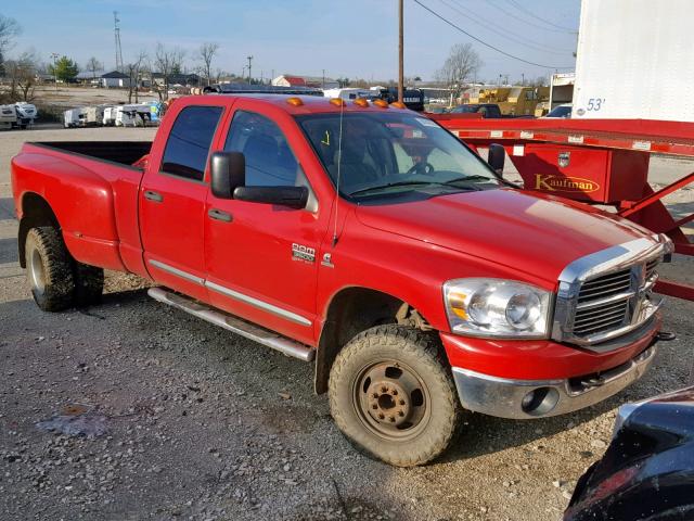 3D7MX48AX8G137073 - 2008 DODGE RAM 3500 S RED photo 1