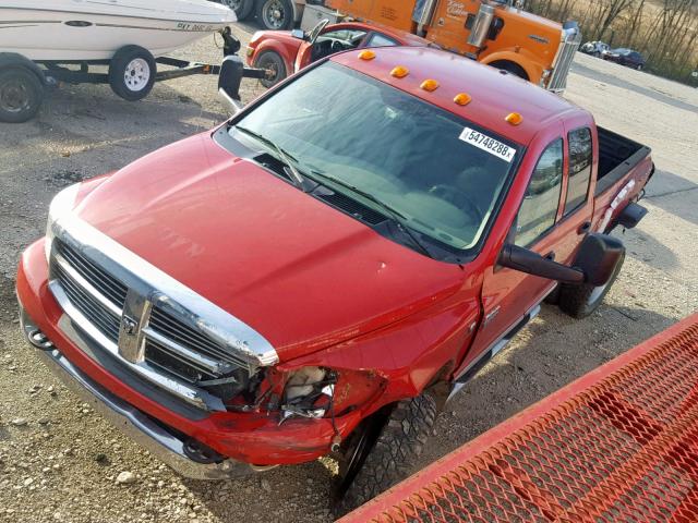 3D7MX48AX8G137073 - 2008 DODGE RAM 3500 S RED photo 2