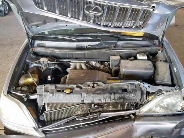 JTJHF10U220269630 - 2002 LEXUS RX 300 SILVER photo 7