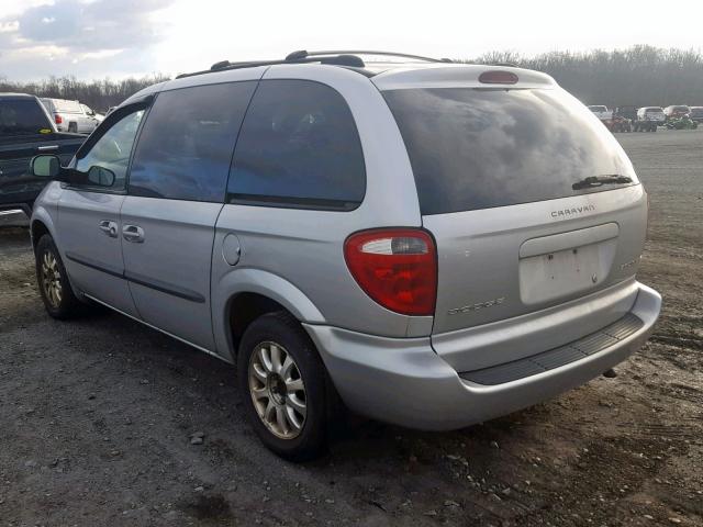 1D8GP45393B104758 - 2003 DODGE CARAVAN SP SILVER photo 3