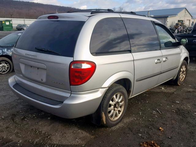 1D8GP45393B104758 - 2003 DODGE CARAVAN SP SILVER photo 4