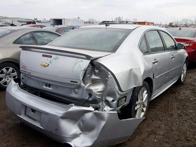 2G1WC5E34E1131728 - 2014 CHEVROLET IMPALA LIM SILVER photo 4