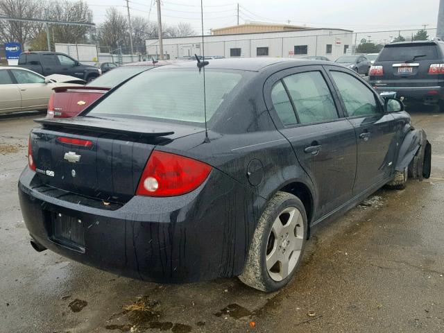 1G1AM58B867741923 - 2006 CHEVROLET COBALT SS BLACK photo 4