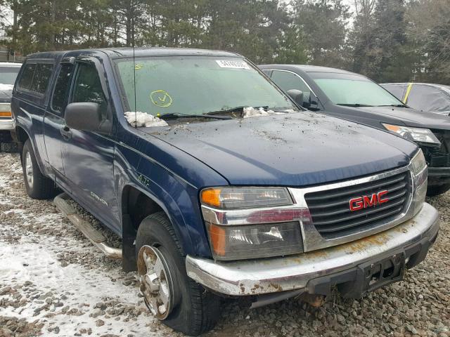 1GTDT196948124748 - 2004 GMC CANYON BLUE photo 1