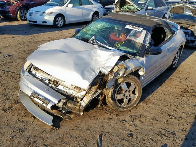 4A3AE45G43E095573 - 2003 MITSUBISHI ECLIPSE SP SILVER photo 2