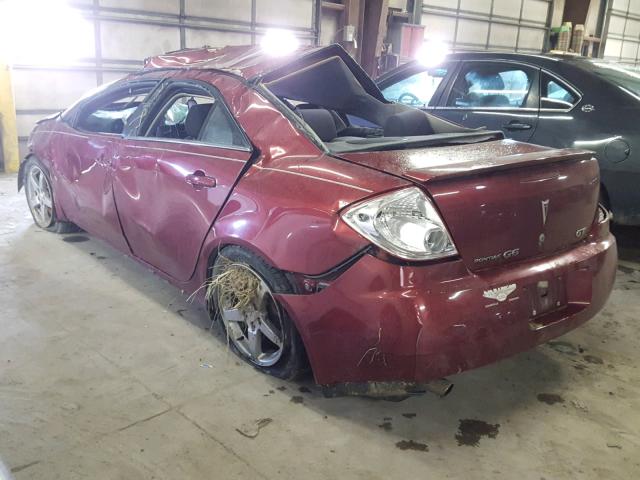 1G2ZH57N794158795 - 2009 PONTIAC G6 GT MAROON photo 3