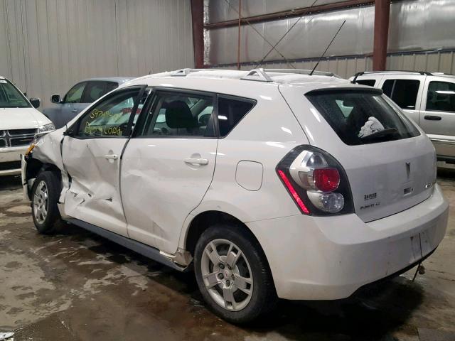 5Y2SM67049Z432718 - 2009 PONTIAC VIBE WHITE photo 3