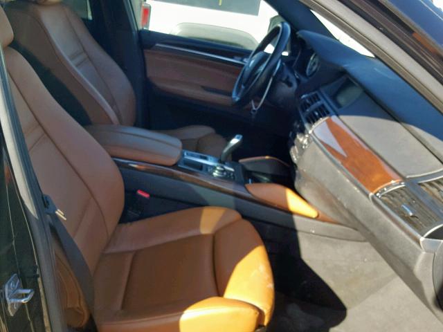 5UXFG8C58DL592195 - 2013 BMW X6 XDRIVE5 BLACK photo 5
