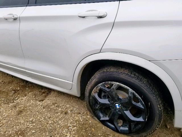 5UXXW3C51H0R23443 - 2017 BMW X4 XDRIVE2 WHITE photo 9