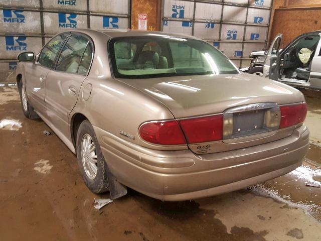 1G4HP54K924204326 - 2002 BUICK LESABRE CU GOLD photo 3