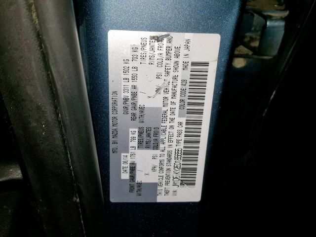 JM1DE1KY2E0185655 - 2014 MAZDA MAZDA2 SPO 蓝色 照片 10