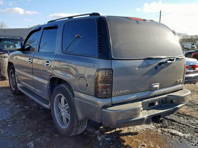 1GKEK63U05J204952 - 2005 GMC YUKON DENA GRAY photo 3