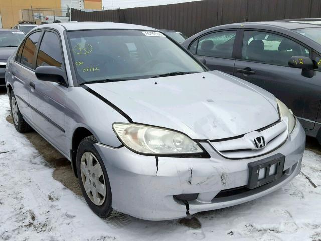 2HGES16305H031793 - 2005 HONDA CIVIC DX V SILVER photo 1