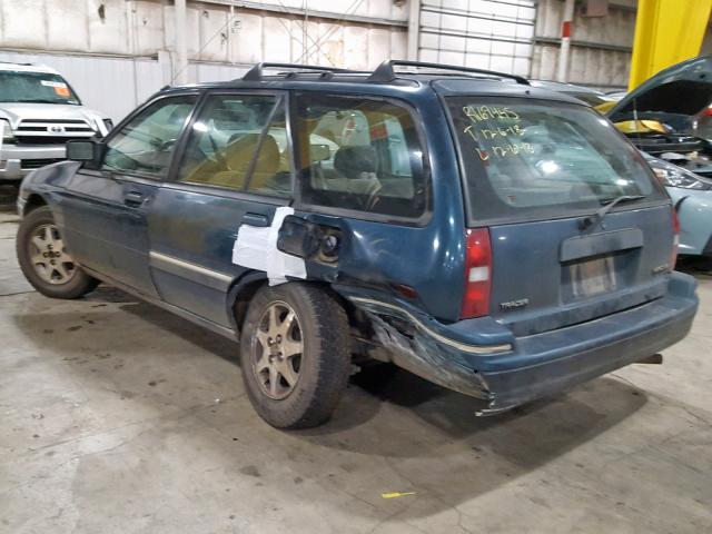 3MASM15J2SR652903 - 1995 MERCURY TRACER BAS BLUE photo 3