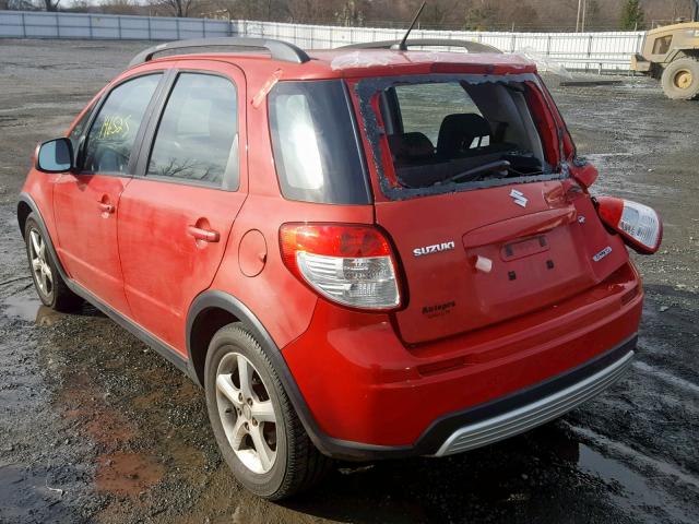 JS2YB413075102933 - 2007 SUZUKI SX4 RED photo 3