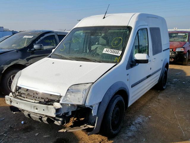 NM0KS9BN4DT149187 - 2013 FORD TRANSIT CO WHITE photo 2