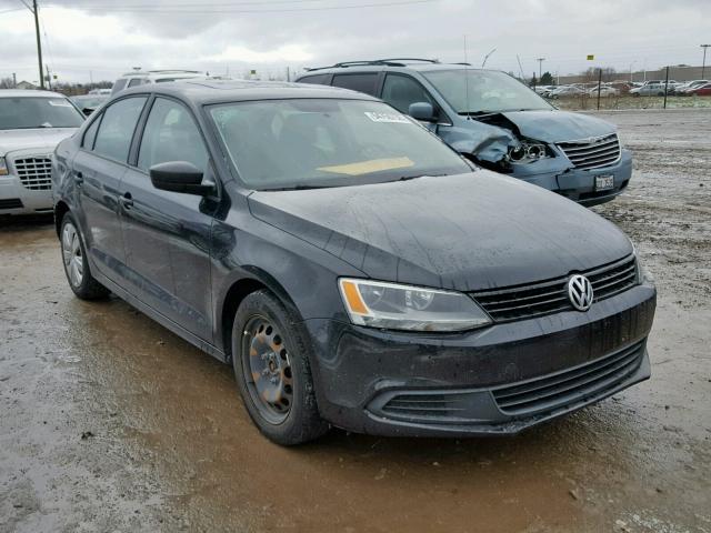 3VW2K7AJ1CM356281 - 2012 VOLKSWAGEN JETTA BASE 黑色 照片 1