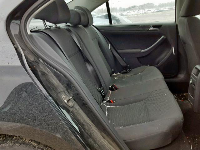 3VW2K7AJ1CM356281 - 2012 VOLKSWAGEN JETTA BASE 黑色 照片 6