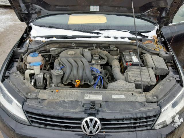 3VW2K7AJ1CM356281 - 2012 VOLKSWAGEN JETTA BASE 黑色 照片 7
