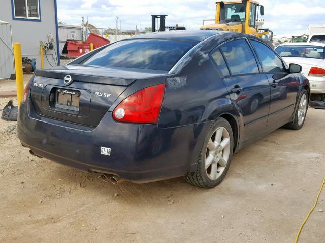 1N4BA41E86C822727 - 2006 NISSAN MAXIMA SE BLACK photo 4