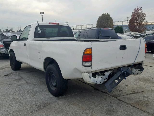 5TBJN32194S445460 - 2004 TOYOTA TUNDRA WHITE photo 3