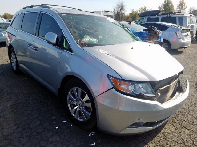 5FNRL5H66FB037780 - 2015 HONDA ODYSSEY EX SILVER photo 1