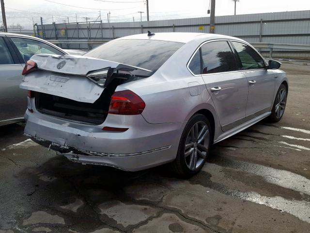 1VWDT7A32HC042168 - 2017 VOLKSWAGEN PASSAT R-L SILVER photo 4